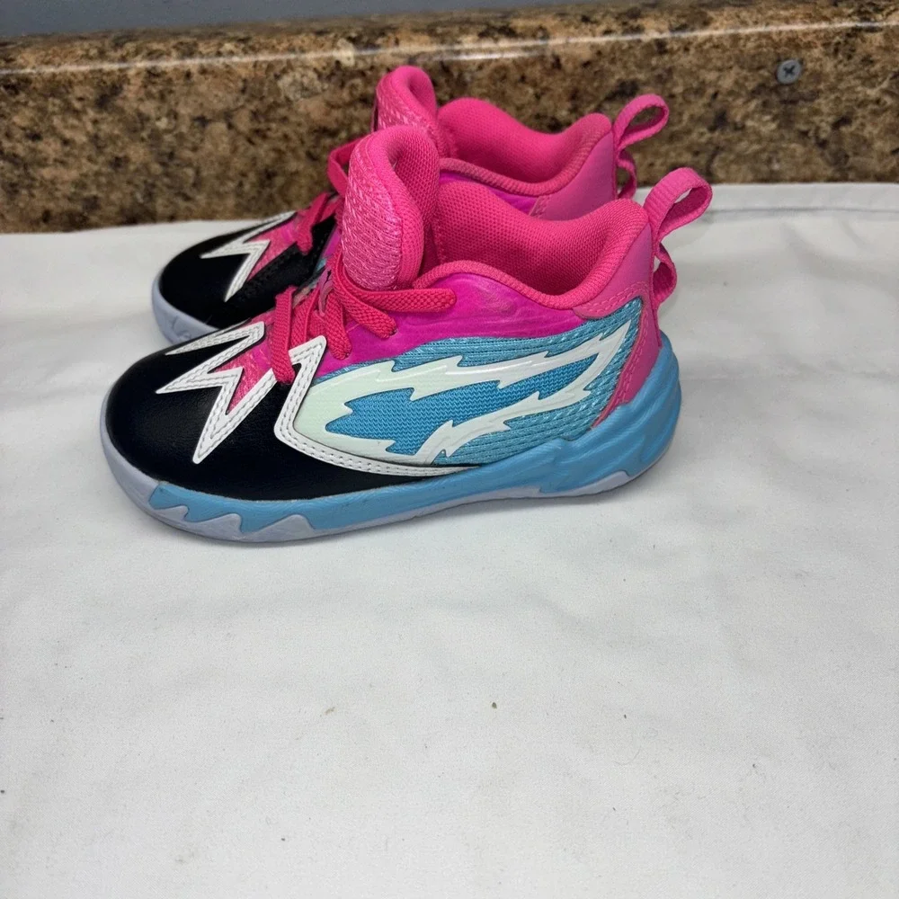 PUMA Scoot‎ Zeros Northern Lights Basketball Shoes 8C Bright Aqua 309966-02